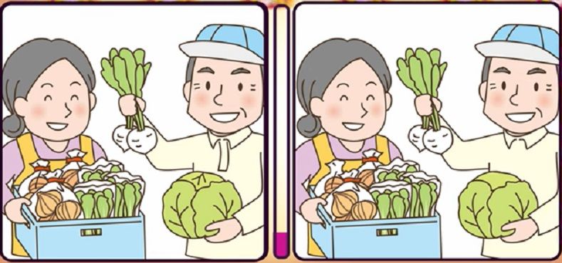 Jika Kamu memang cerdas dan teliti, Kamu tidak mungkin tak bisa mengerjakan soal tes IQ lewat gambar tukang sayur ini. 