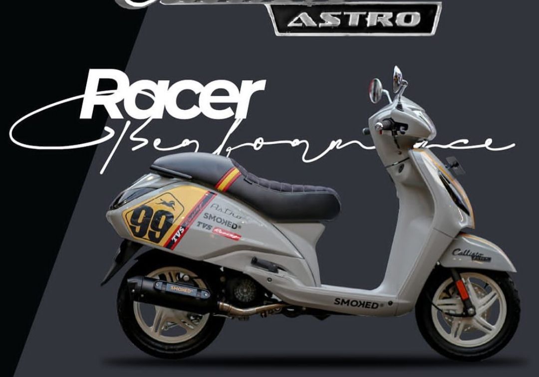 Motor Classic Mirip Vespa! TVS Callisto Harga Murah di Indonesia