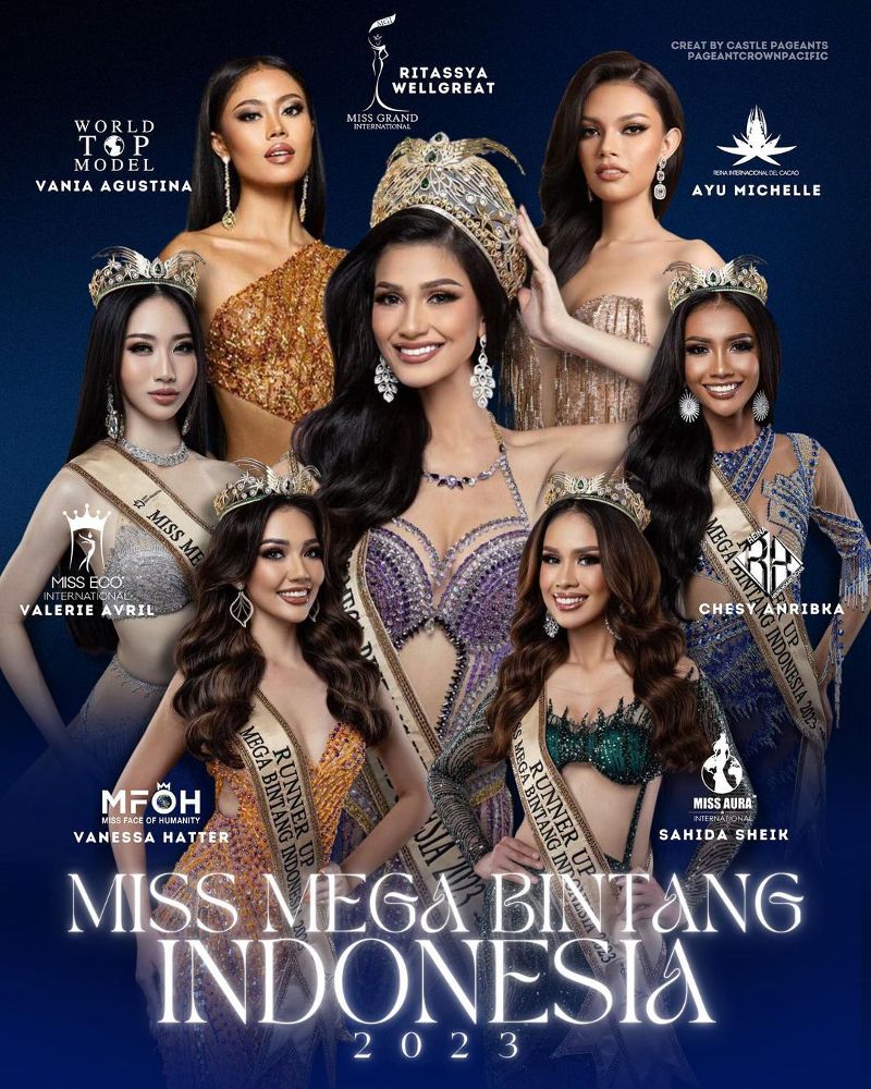 Jebolan Miss Mega Bintang Indonesia 2023 yang berangkat ke ajang internasional