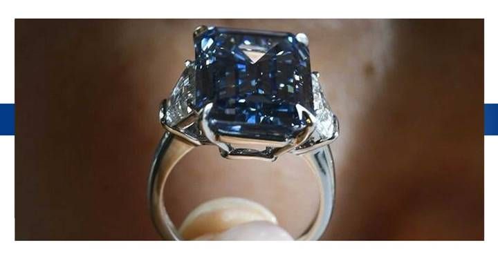 Cincin Oppenheimer Blue Diamond