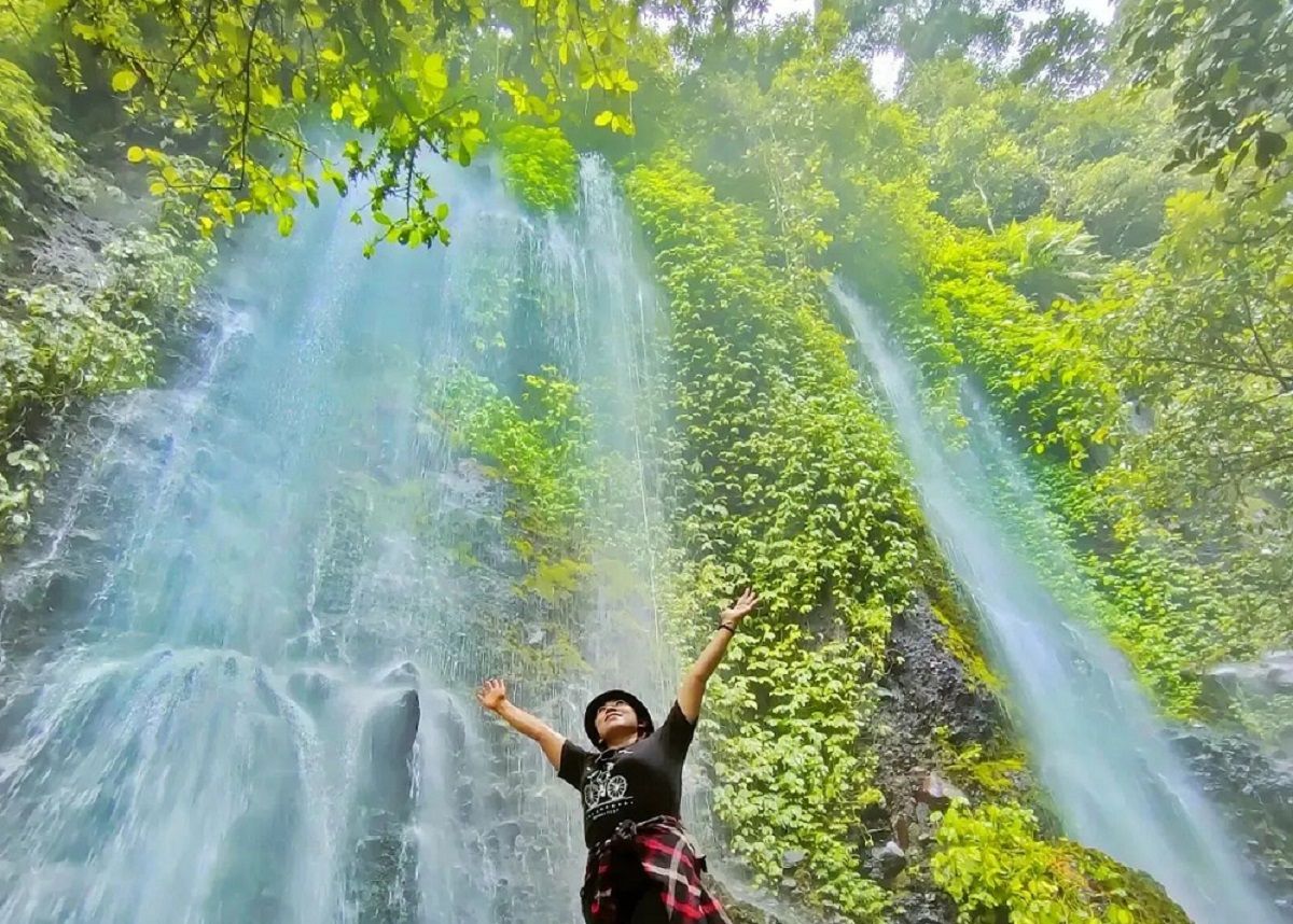 Air Terjun Lawean Kawisari, wisata air terjun di Blitar.