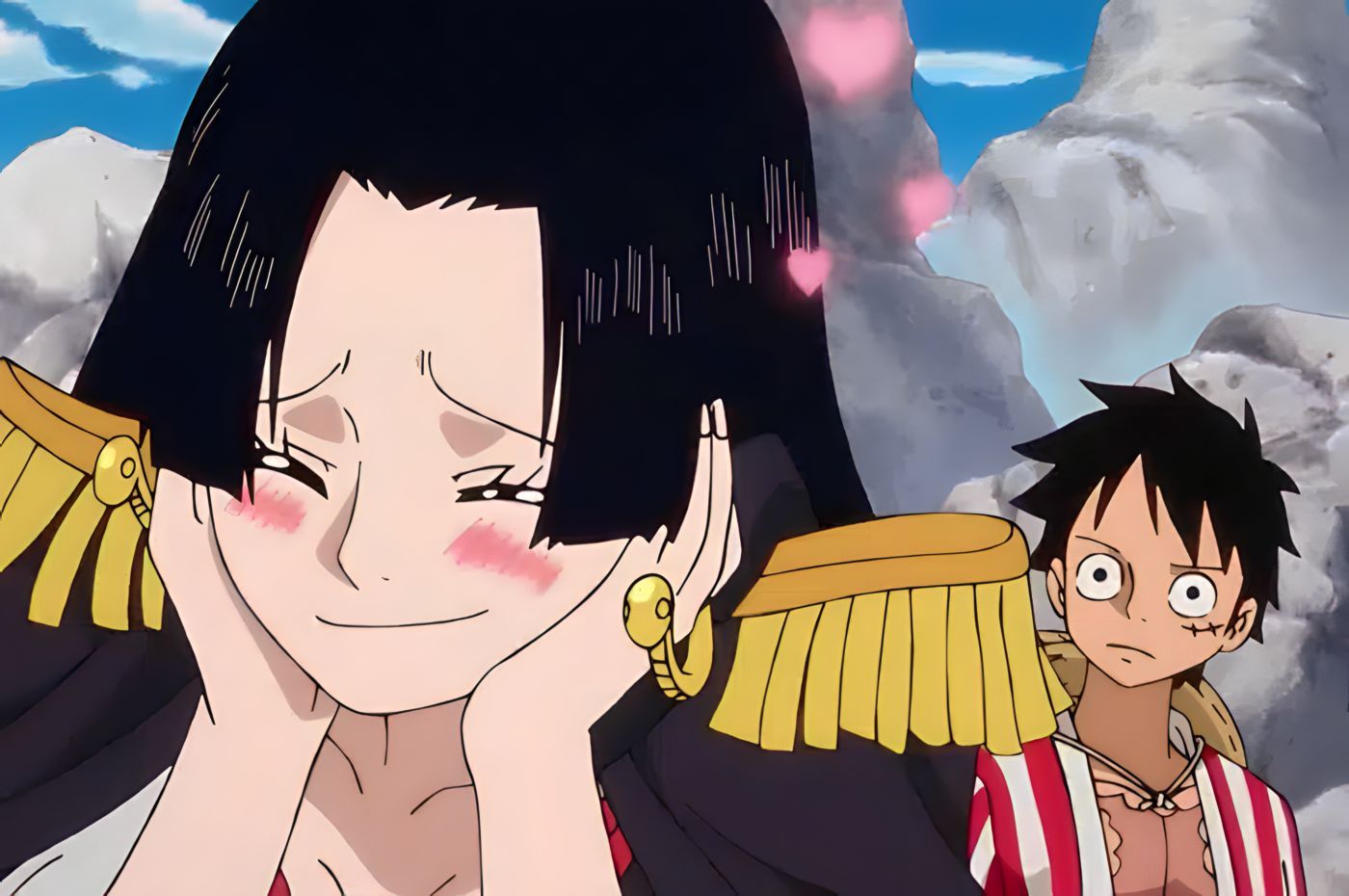 Alasan Sebenarnya Ratu Amazon Lily Boa Hancock Menyukai Luffy dalam Cerita One Piece