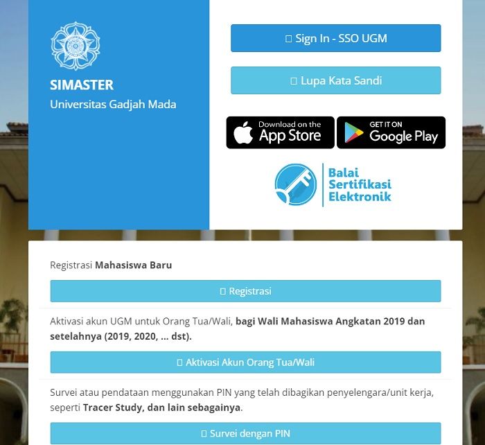 Syarat dan cara mendaftar beasiswa Simaster UGM 2023