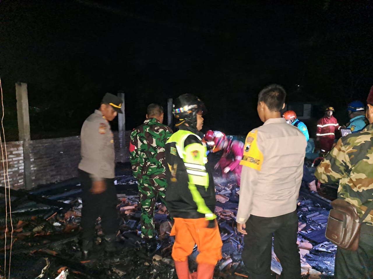Asrama Putra Lantai 2 Ponpes Qomarul Huda, Pambrian Purwareja Banjarnegara Alami Kebakaran