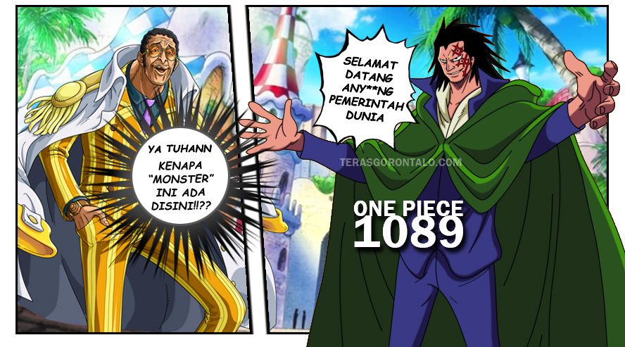 SPOILER One Piece 1089: Gorosei Saturn Ketakutan, Admiral Kizaru Kalang Kabut, Ternyata Monkey D Dragon Ada di Pulau Egghead.