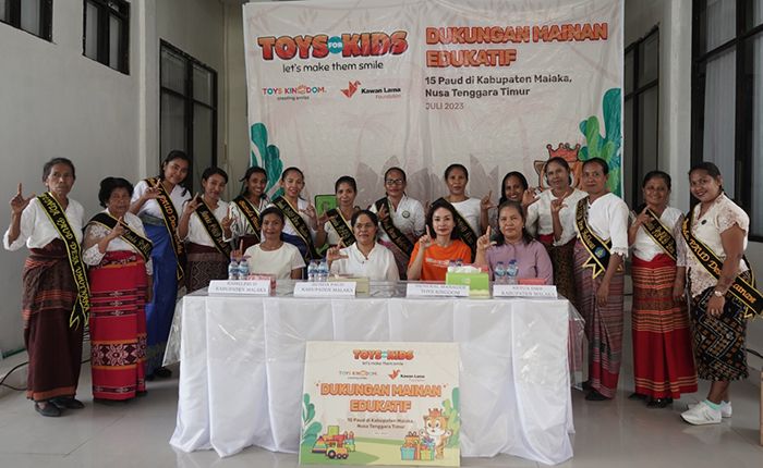 Toys Kingdom kembali menghadirkan program Toys for Kids di Kabupaten Malaka, Pulau Timor, Nusa Tenggara Timur.