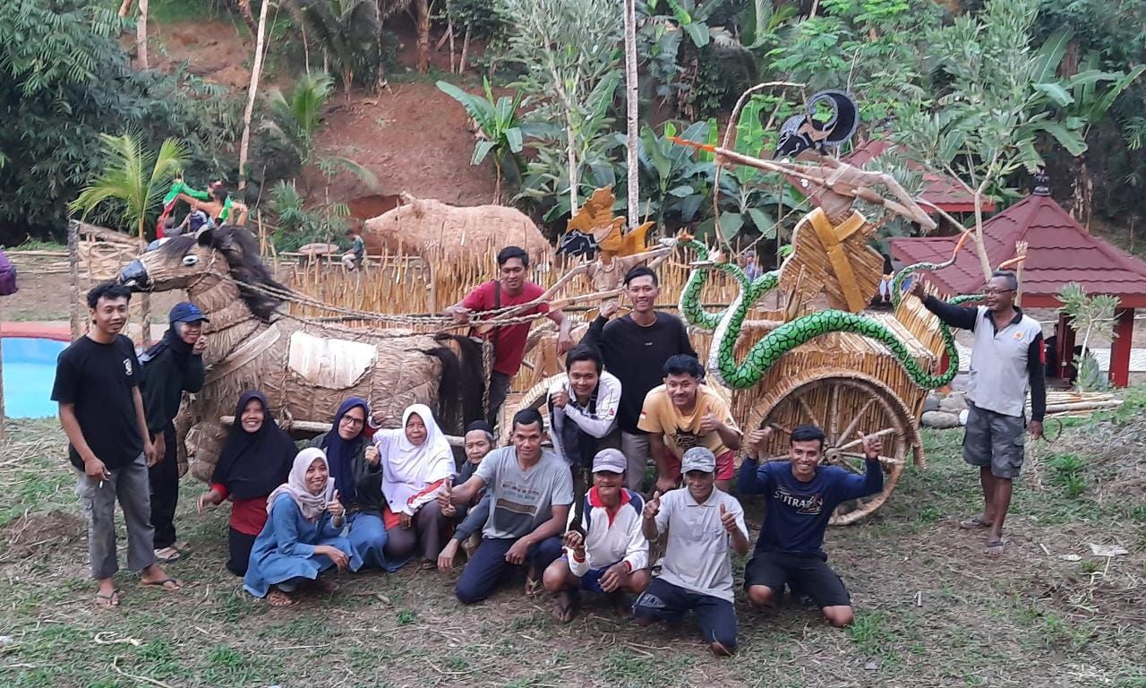 Ada di Banjarnegara, Karya Seni dari Bahan Alam Ini Ramaikan Winong Lodrajaya Festival III Tahun 2023 'Winong Artnival'