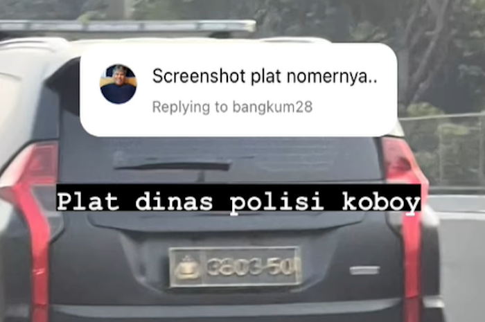 VIDEO VIRAL aksi ugal-ugalan pengemudi mobil di jalan Tol Pantai Indah Kapuk, Jakarta Utara, dengan Mitsubishi Pajero berpelat dinas polisi 3803-50, Minggu, 30 Juli 2023.