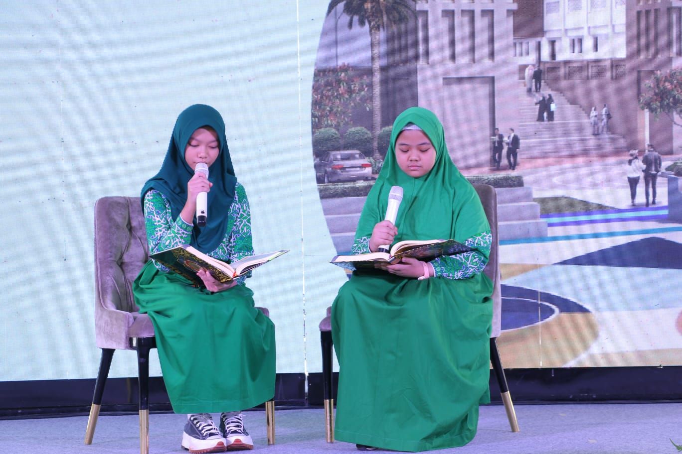 Pembangunan SDM melalui pendidikan agama yang kuat termasuk yang ditanamkan oleh Sekolah Islam Al Azhar./ Diskominfo