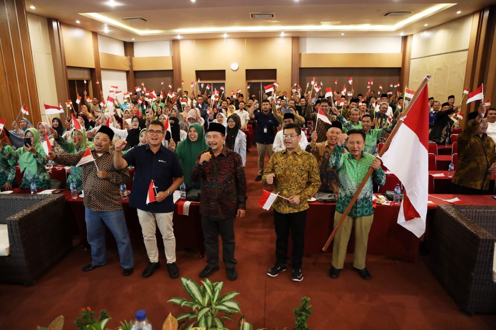 Acara Sosialisasi Kepesertaan Program Perlindungan Jaminan Sosial Ketenagakerjaan Bagi Tenaga Pendidik Bidang Keagamaan Provinsi Jawa Barat Tahun 2023, di Pangandaran, pada Selasa, 1 Agustus 2023./IST