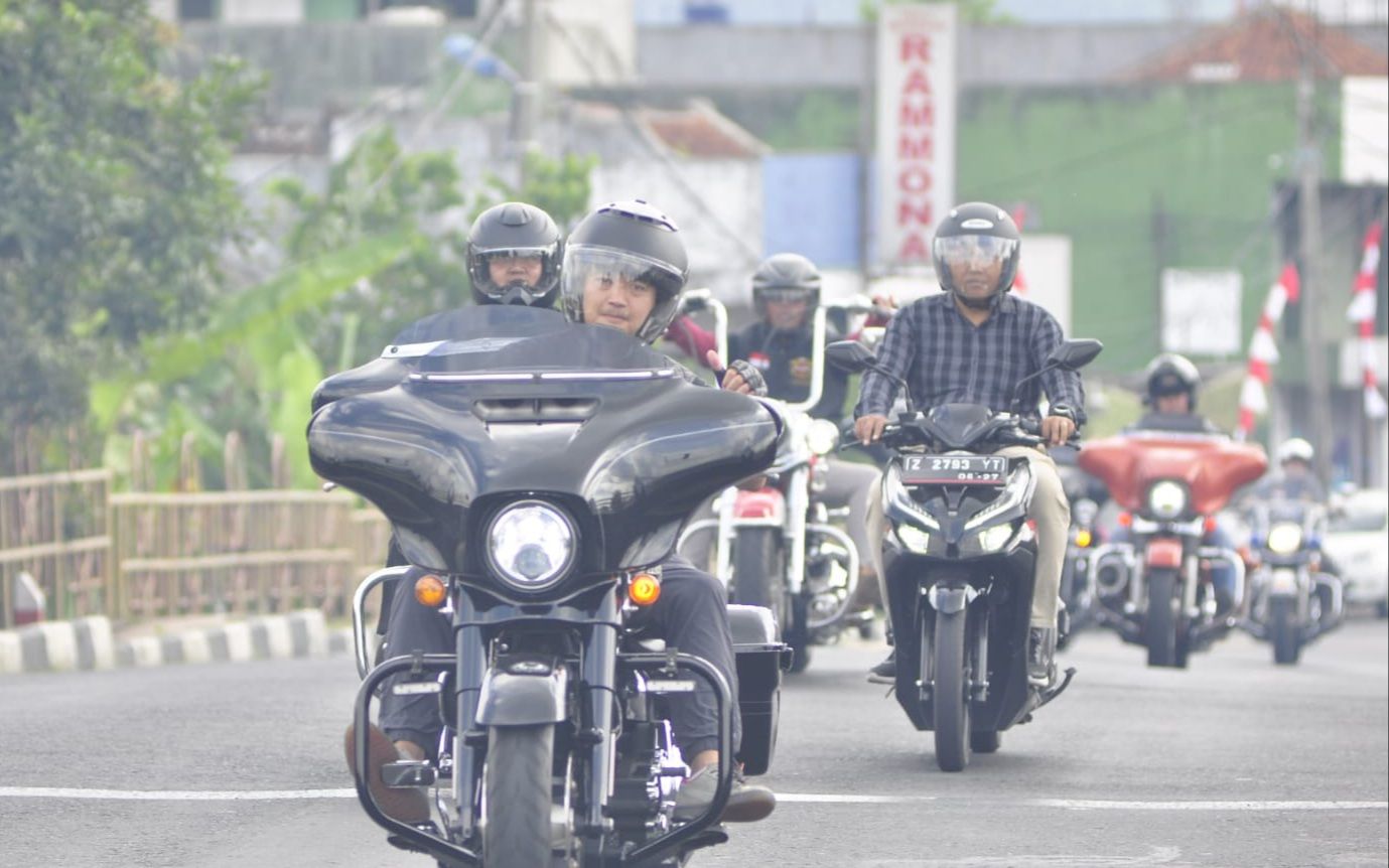 HDCI Ciamis Raya saat perjalanan baksos peduli anak stunting di Kota Banjar.