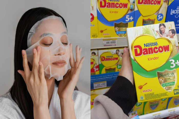 Cara membuat masker wajah susu Dancow, tampil cantik dengan wajah berseri bukan lagi impian.