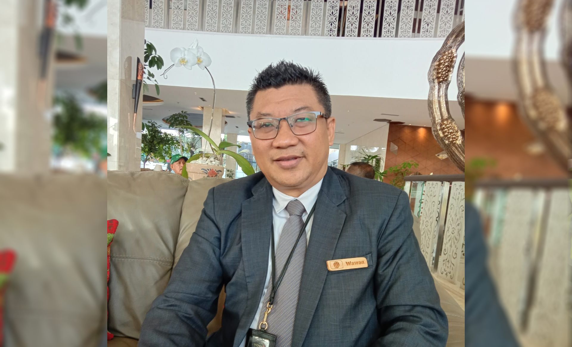 General Manager Grand Sunshine Resort and Convention Bandung Darmawan Pandoyo Drajat saat ditemui pada Minggu, 6 Agustus 2023