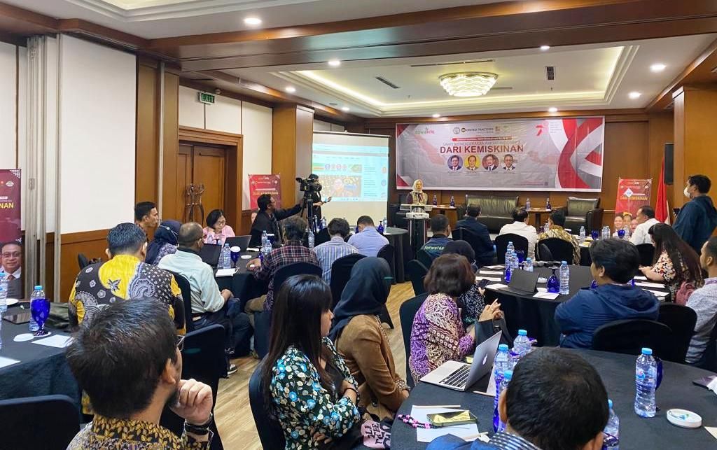 Seminar Sawit Memerdekakan Rakyat Indonesia dari Kemiskinan yang diadakan oleh SAWITKITA.ID di Hotel Grand Sahid Jaya Jakarta, pada 8 Agustus 2023. Foto: Lucius GK