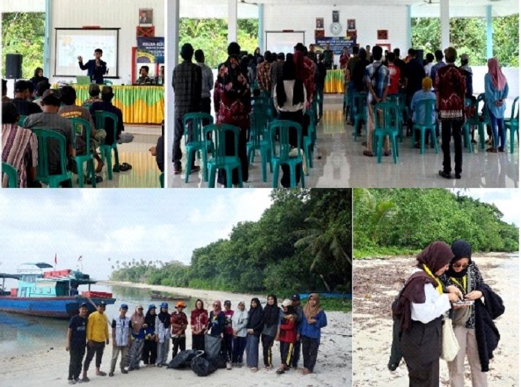  Sebanyak 65 mahasiswa yang mengikuti Kuliah Kerja Nyata (KKN) dari Universitas Bengkulu (UNIB) dan Universitas Gadjah Mada (UGM) telah menjalankan misi di Pulau Enggano selama 50 hari sejak 28 Juni 2023. /foto: Dok Unib/