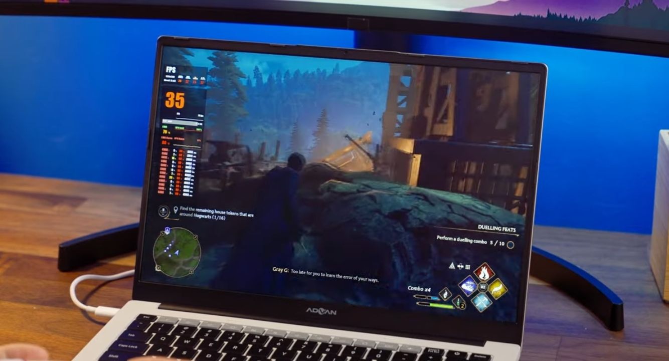 Tes performa gaming laptop Advan Workplus 