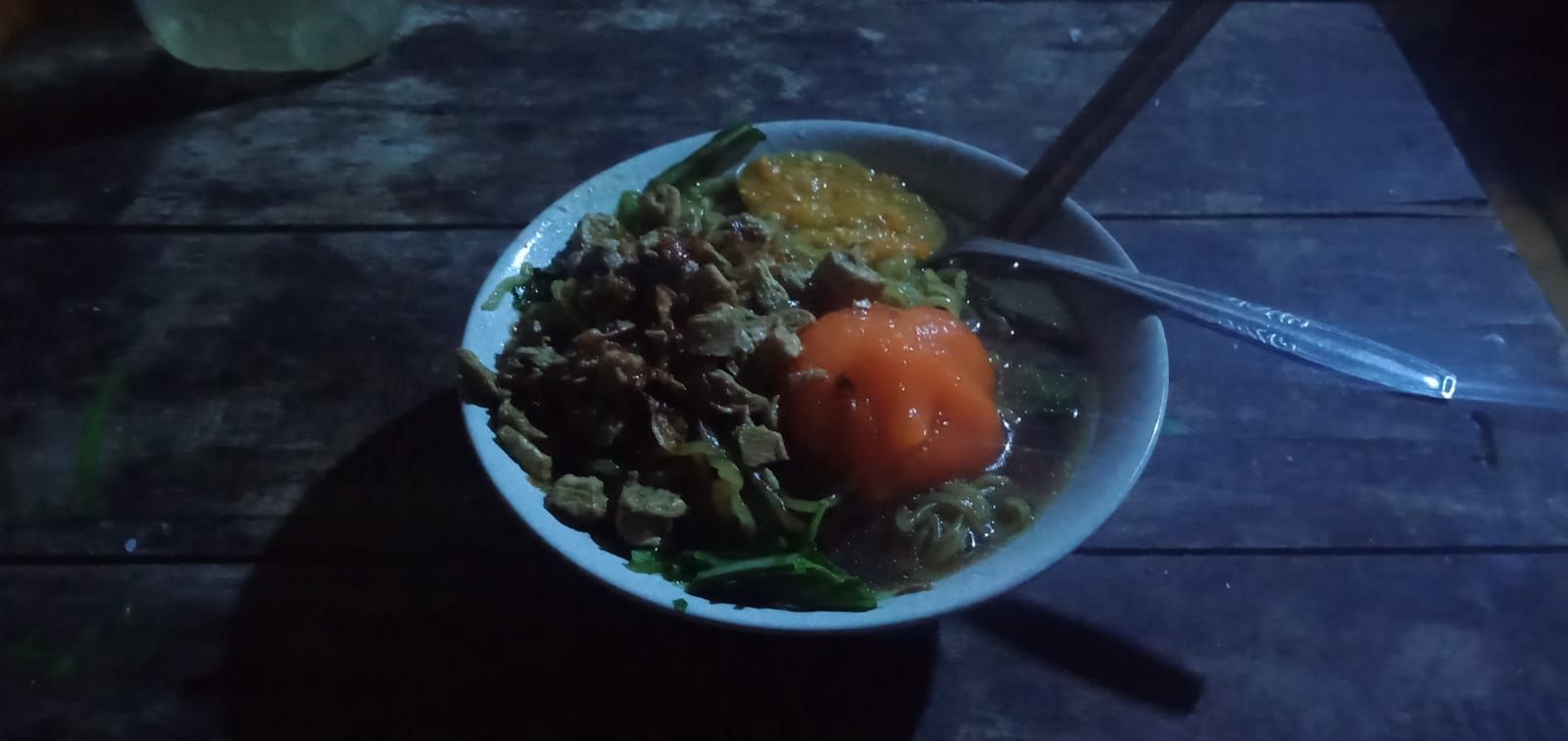 Mie Ayam Pak Darmo Kalilandak Banjarnegara, Mie'nya Lembut, Terasa Ayam dan Bumbu Bawangnya, Wajib Dicoba..