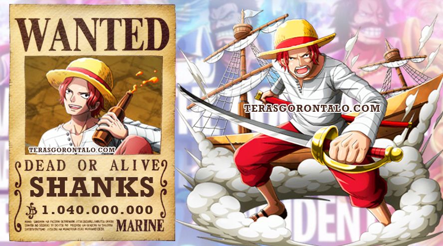 One Piece: Menjadi Yonko di 2 era, Eiichiro Oda Ungkap Bounty Shanks Sudah Mencapai Miliaran saat Berusia 15 tahun