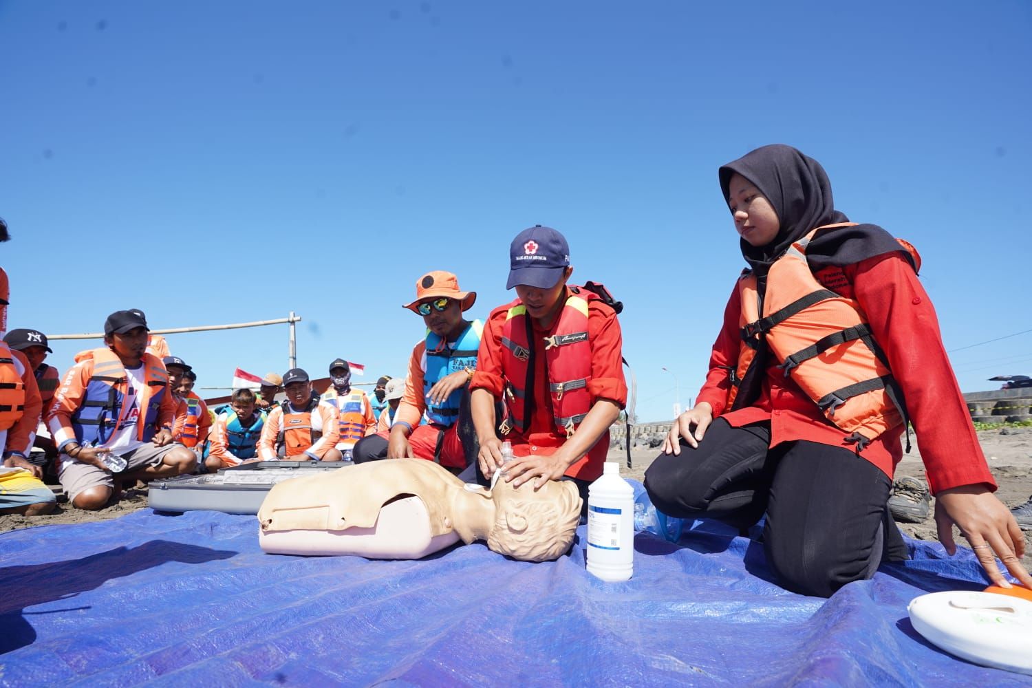 JQR Nelayan Rescue Training yang digelar di Pantai Pangandaran, 11-13 Agustus 2023./IST