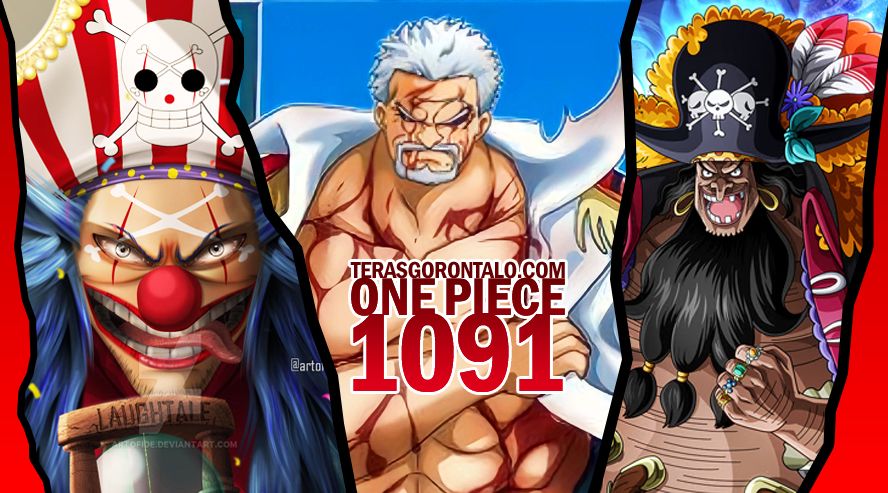 KEJUTAN! Monkey D Garp Jadi Pemicu Duel Yonko vs Yonko di One Piece 1091, Buggy Incar Nyawa Kurohige, Ada Apa?
