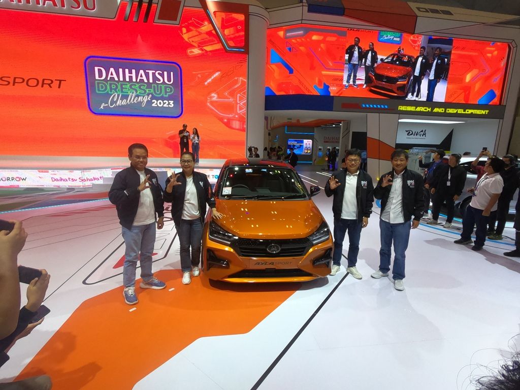 Launching Daihatsu Ayla Sport di GIIAS 2023