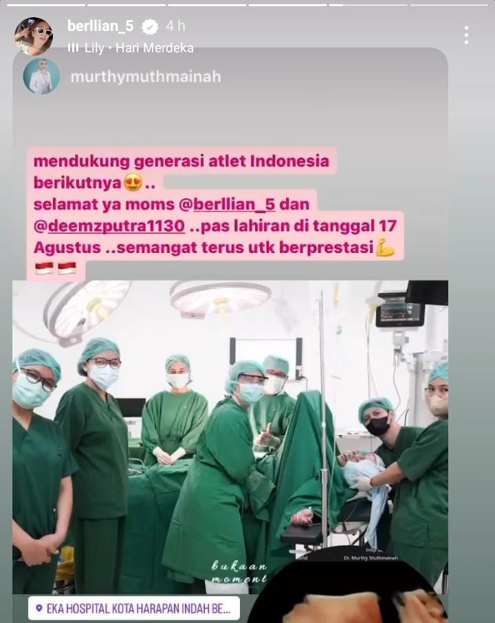 Berllian Marsheilla Melahirkan, Dimas Saputra Junior Lahir di Hari Kemerdekaan Indonesia!