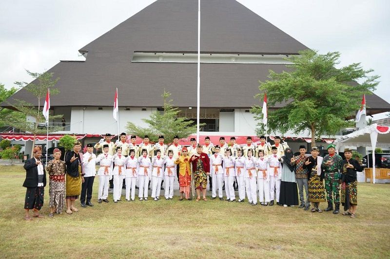 ITDC di berbagai daerah menggelar upacara dengan tema Nusantara Kamis 17 Agustus 2023.
