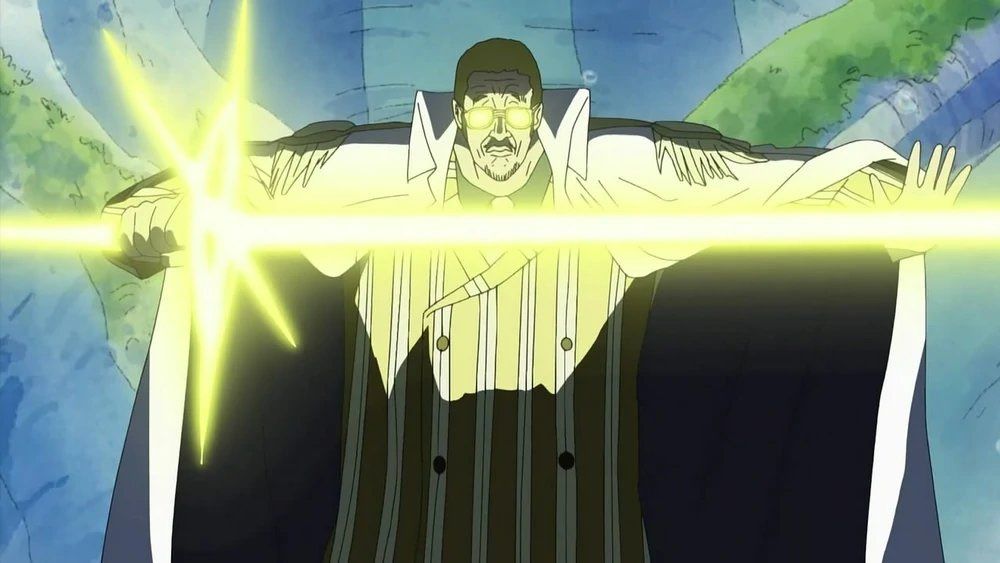 Kizaru Terpaksa Gunakan Kekuatan Awakening Pika Pika No Mi Untuk Hadapi Dewa Nika di One Piece 1092