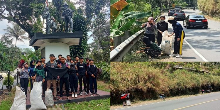 KPPA Serigala melaksanakan giat bersih monumen perjuangan dalam rangka HUT ke 78 RI