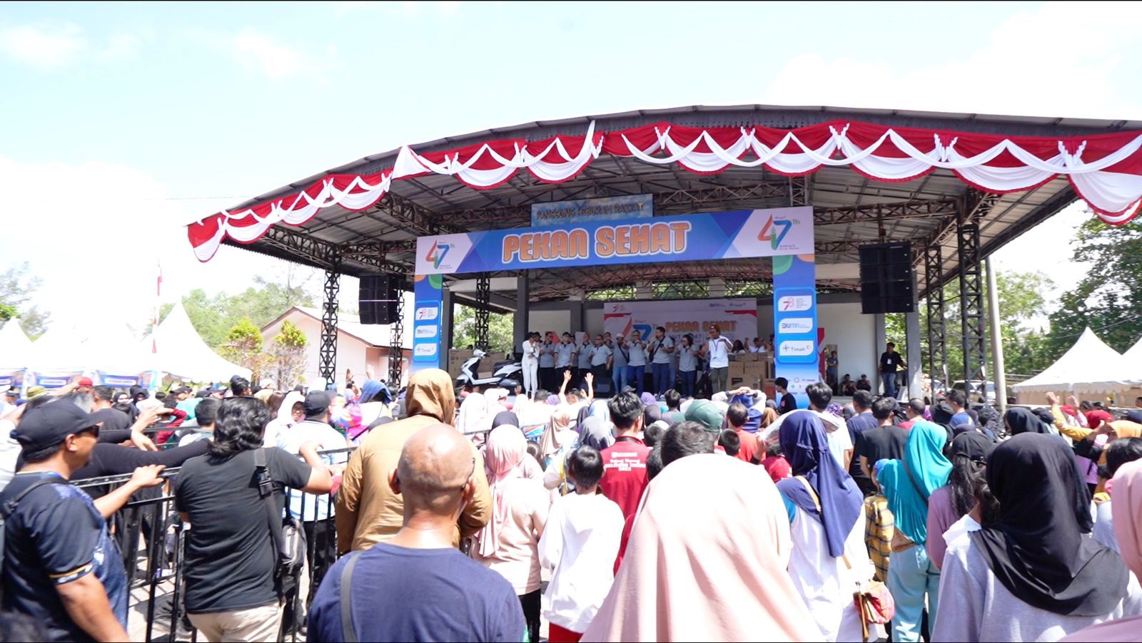 Ribuan warga di Belitung Timur dan sekitarnya mengikuti Pekan Sehat PT Timah Tbk
