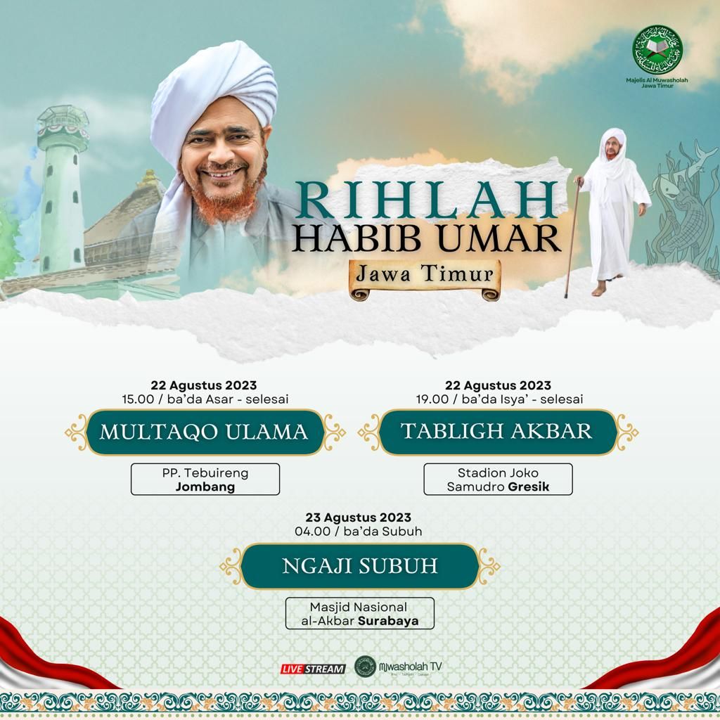 Rihlah Dakwah Habib Umar bin Hafidz di Jawa Timur