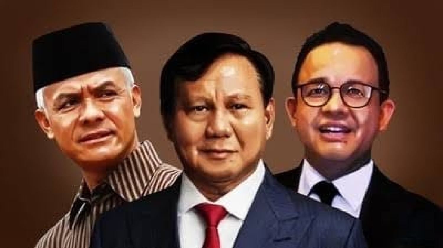 Capres 2024, Ganjar Pranowo, Prabowo Subianto dan Anies Baswedan