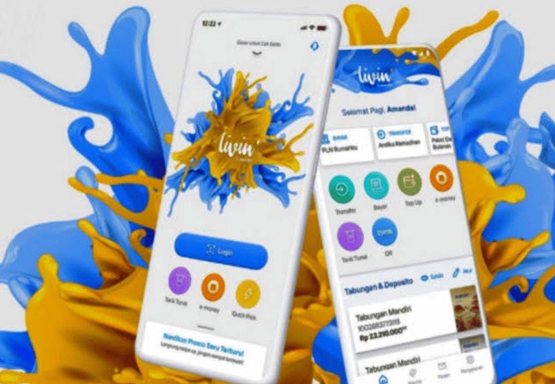 Aplikasi Bank Mandiri bernama Livin (gambar flip.id)