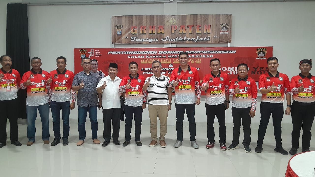 491 Pasangan Ikuti Pertandingan Domino 'Kapolres Tarakan Open 2023'