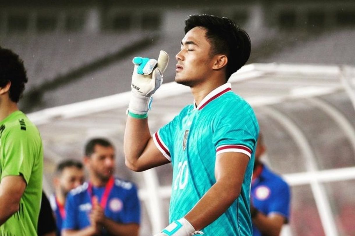 Sosok Ernando Ari, penjaga gawang timnas Garuda pada laga final AFF U23 Championship 2023