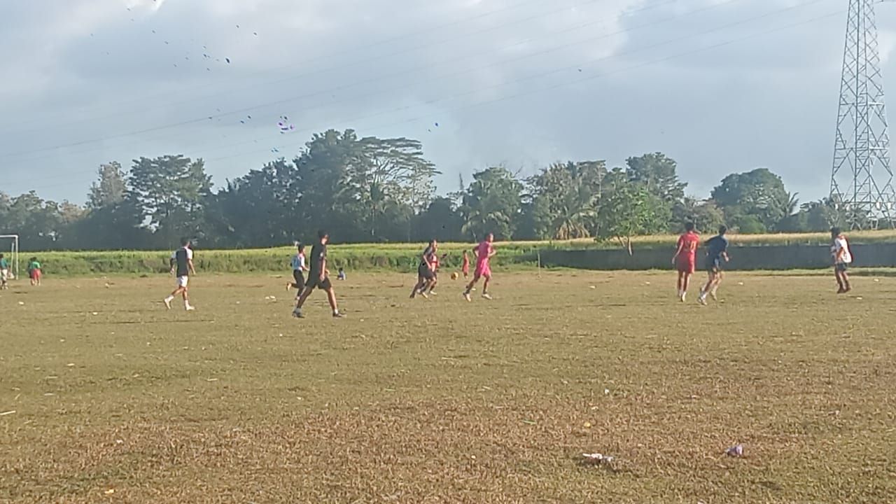Momen latihan Rilau FC menjelang Bupati Cup II 2023. 