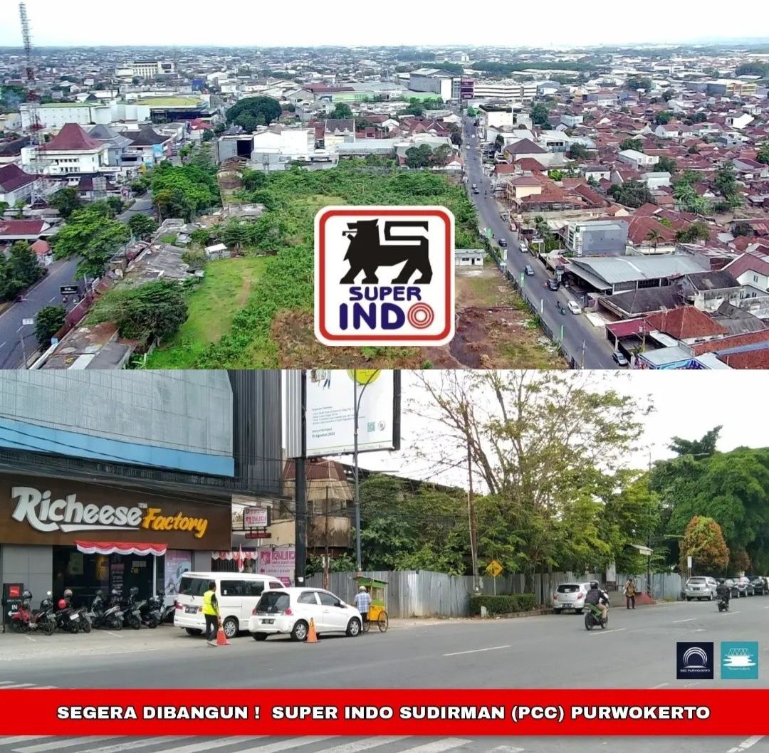 Cek Super Indo Purwokerto akan dibangun setelah kabar Moro Purwokerto tutup.*