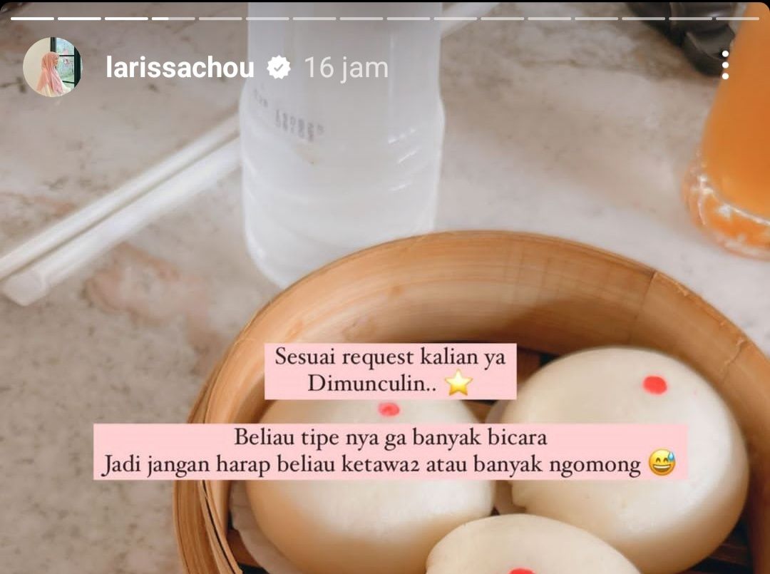 Larissa Chou tentang Ikram Rosadi