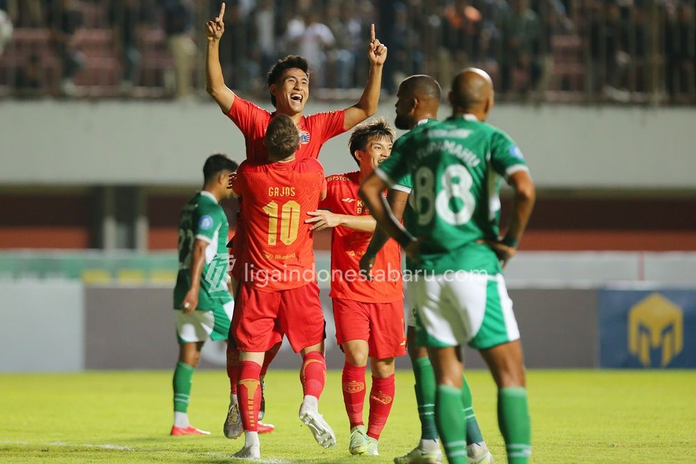 Persija menang 3-1 dari tuan rumah PSS Sleman pada pekan 5 Liga 1 Indonesia musim 2023/2024.