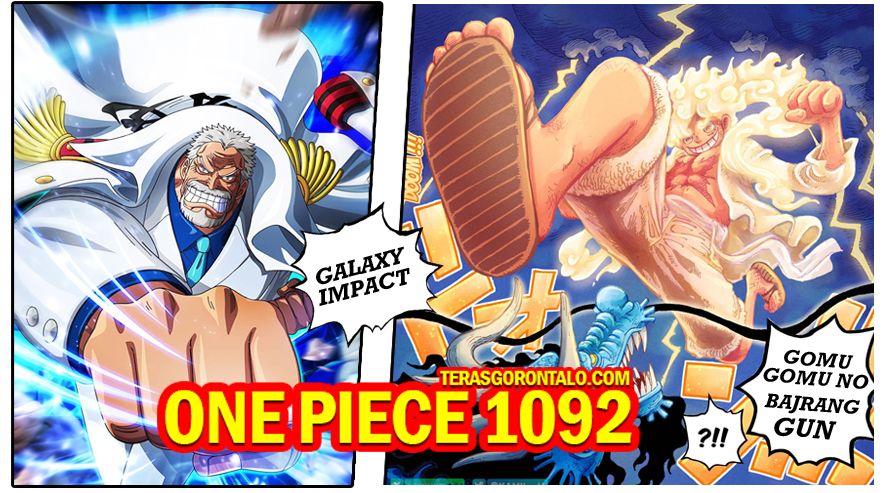 Eiichiro Oda Tampilkan Momen Lahirnya Jurus Terkuat di One Piece, Ternyata Monkey D Luffy Mewarisi Galaxy Impact Milik Monkey D Garp.