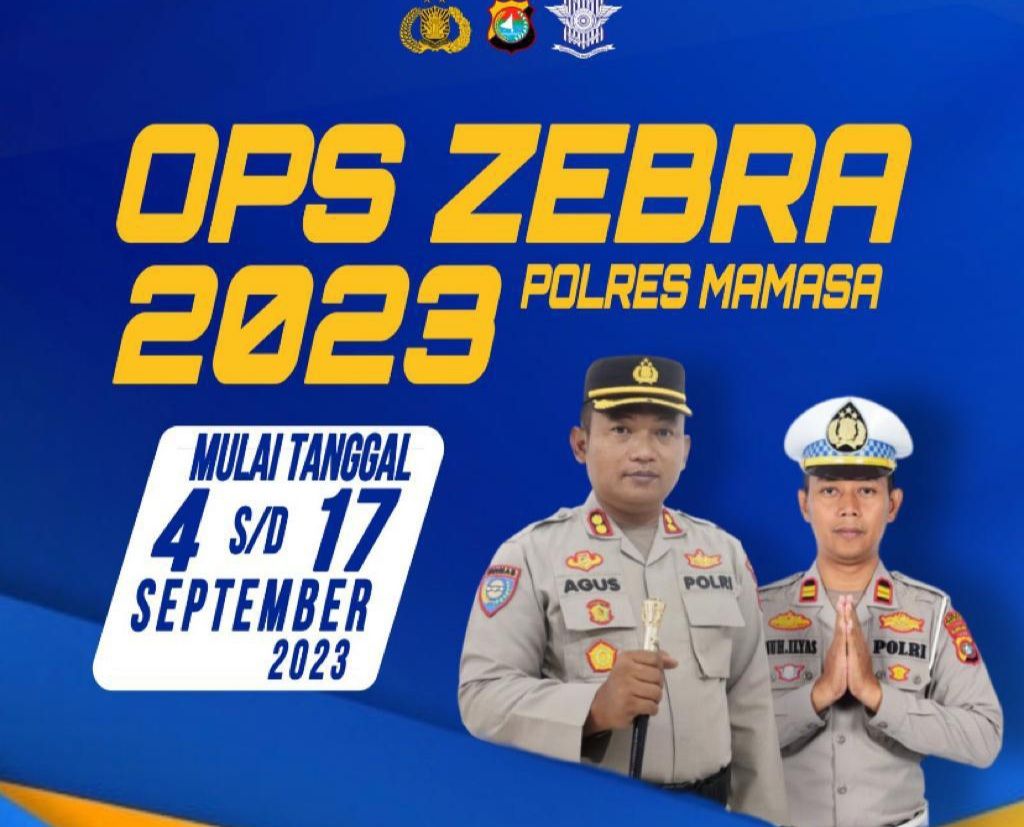 Satlantas Polres Mamasa Akan Melaksanakan Operasi Zebra 2023