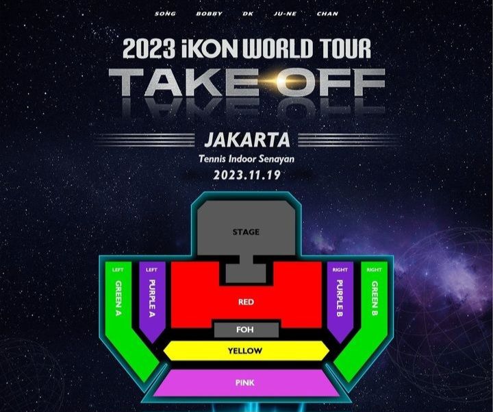 Link Dan Harga Tiket Konser Ikon Di Jakarta War Tiket 2023 Ikon World Tour Take Off In Jakarta 2851