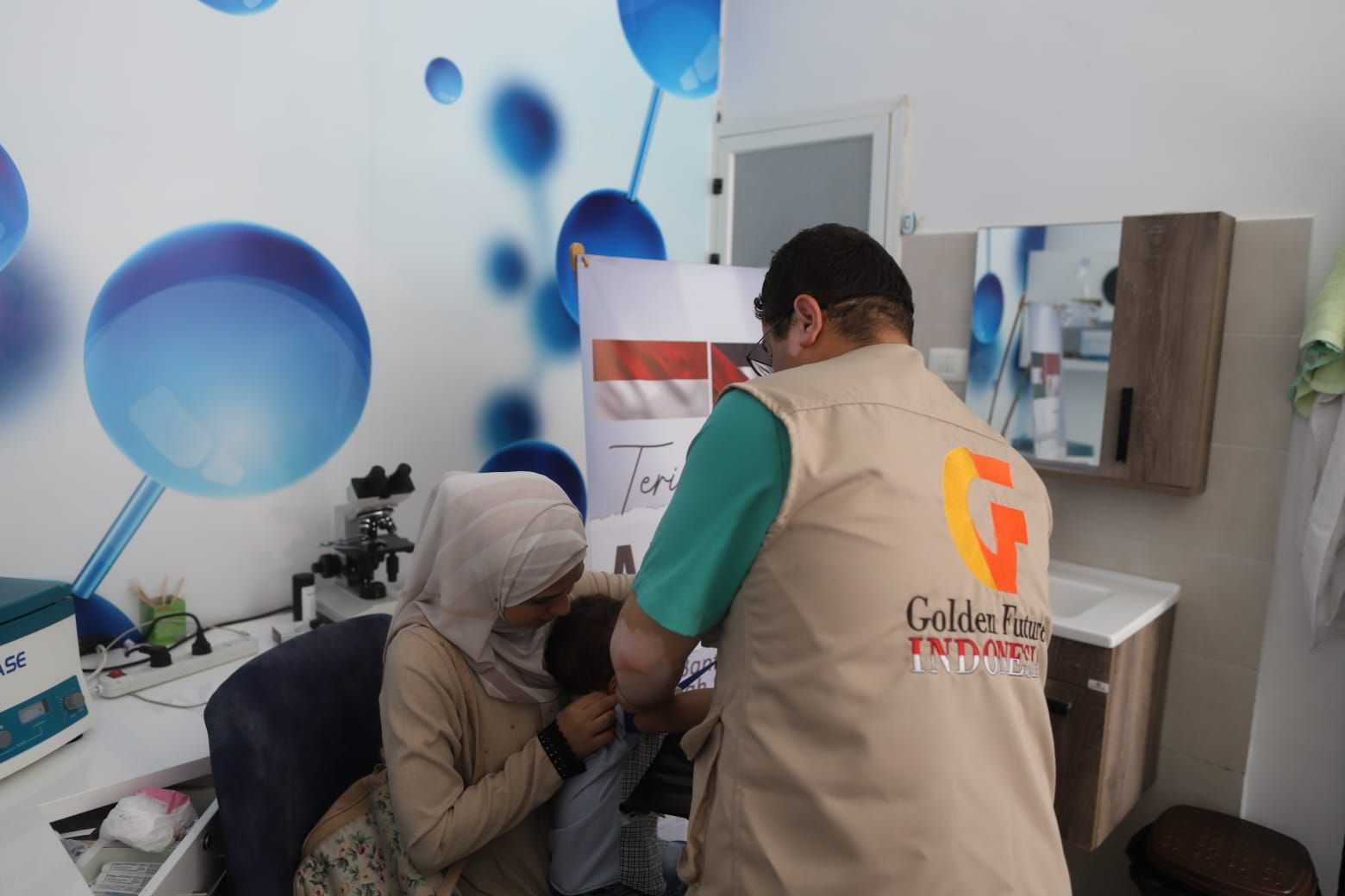 Golden Future Indonesia bantu masalah kesehatan di Gaza Palestina melalui program Golden Aid/ Dok. Golden Future Indonesia 