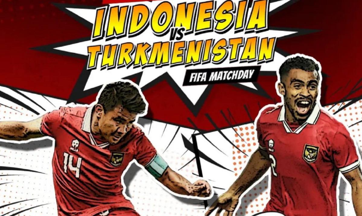 Live Streaming RCTI Plus hari ini: Pertarungan Timnas Indonesia vs Turkmenistan Jumat, 8 September 2023.