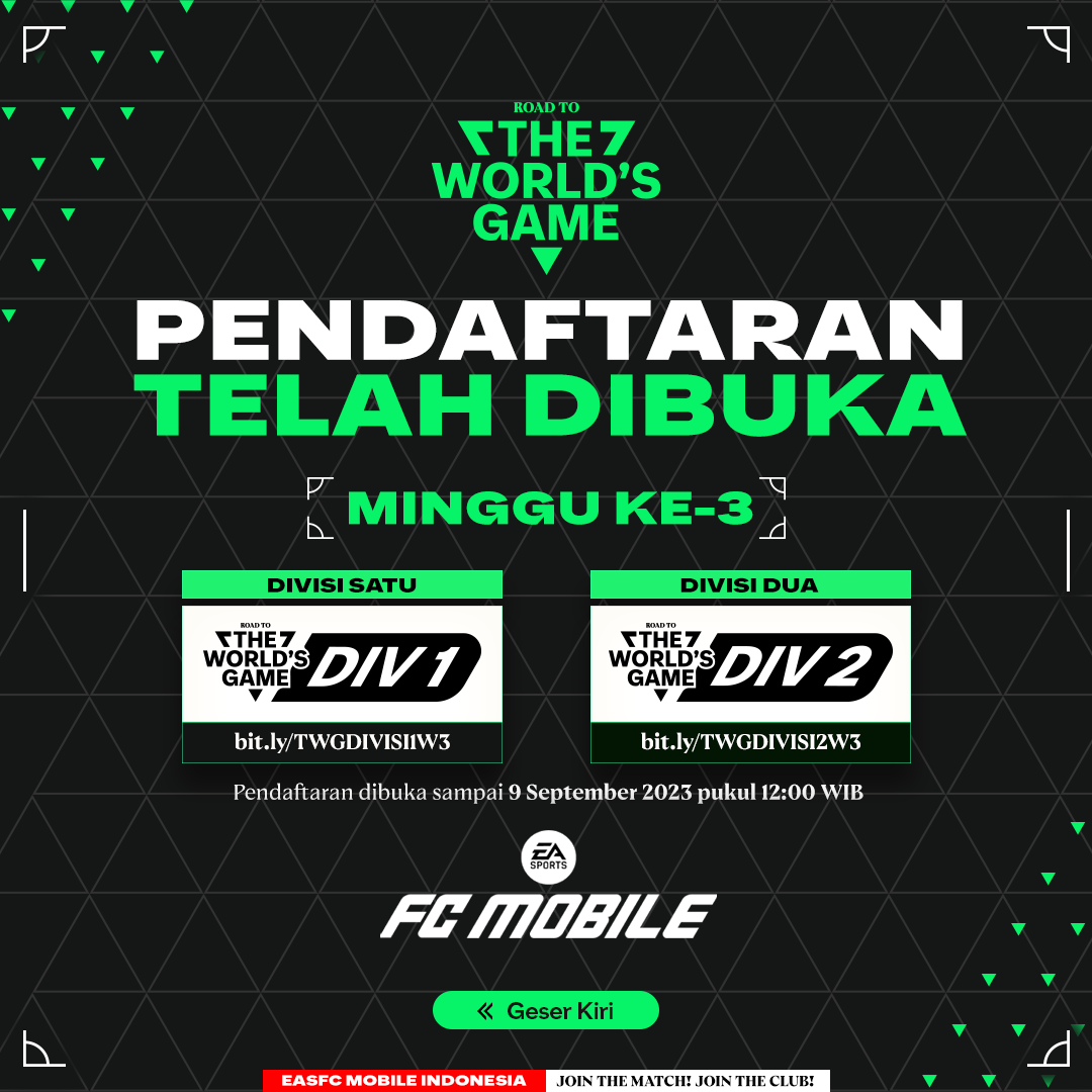 Pendaftaran Road to The Worlds Game EA Sports FC Mobile