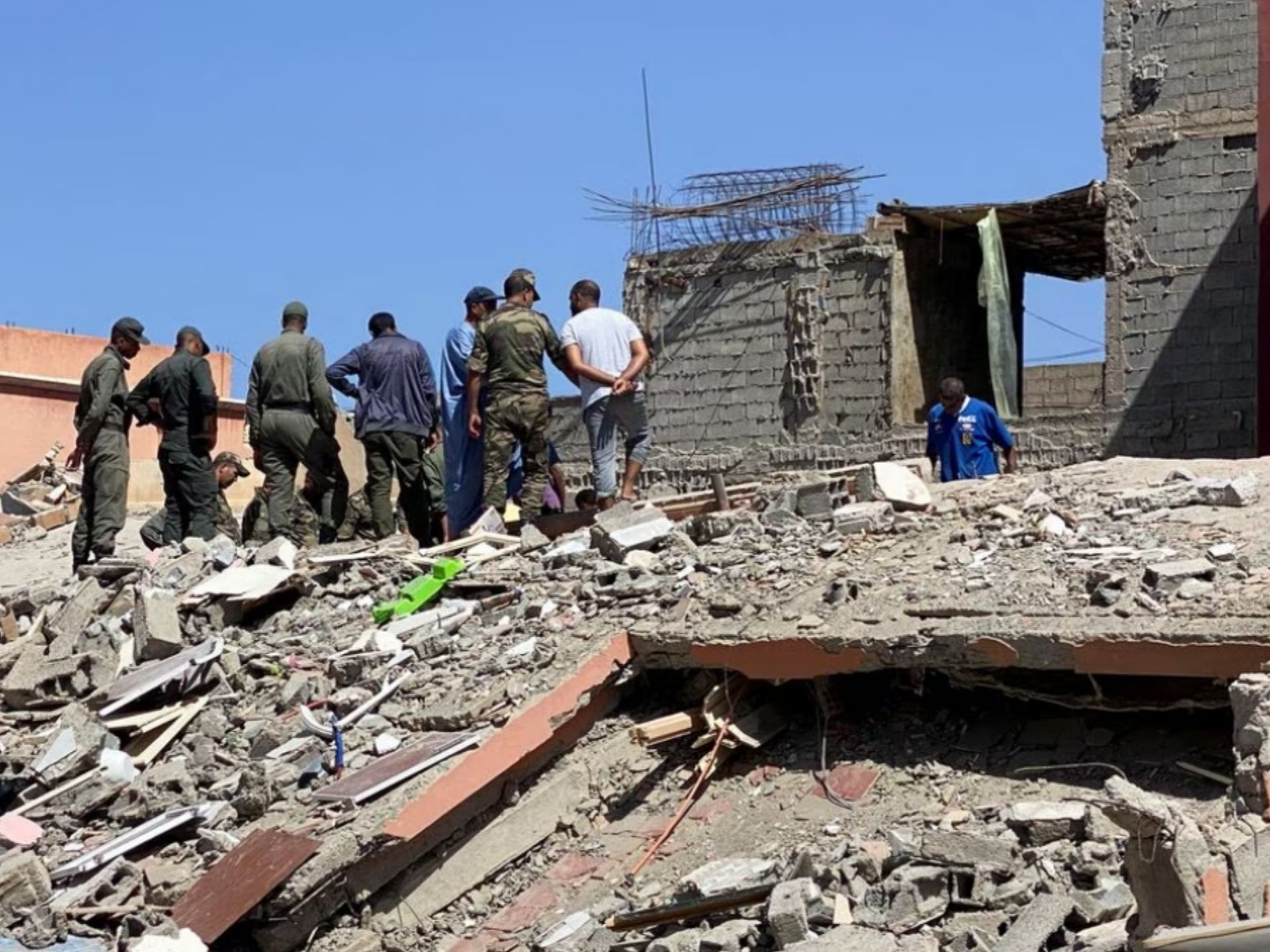 BMKG Maroko :  Pusat Gempa Terjadi Inhil Berkekuatan 7, 2 Magnitudo