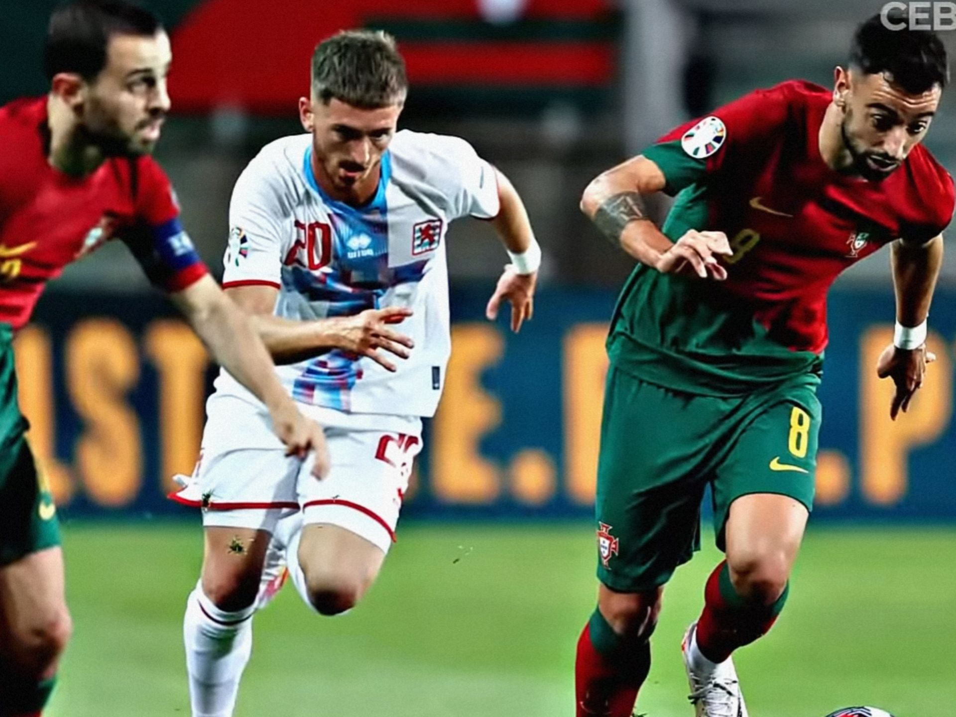 Di Babak Pertama Portugal Sudah Unggul 4- 0 dari Luxemburg