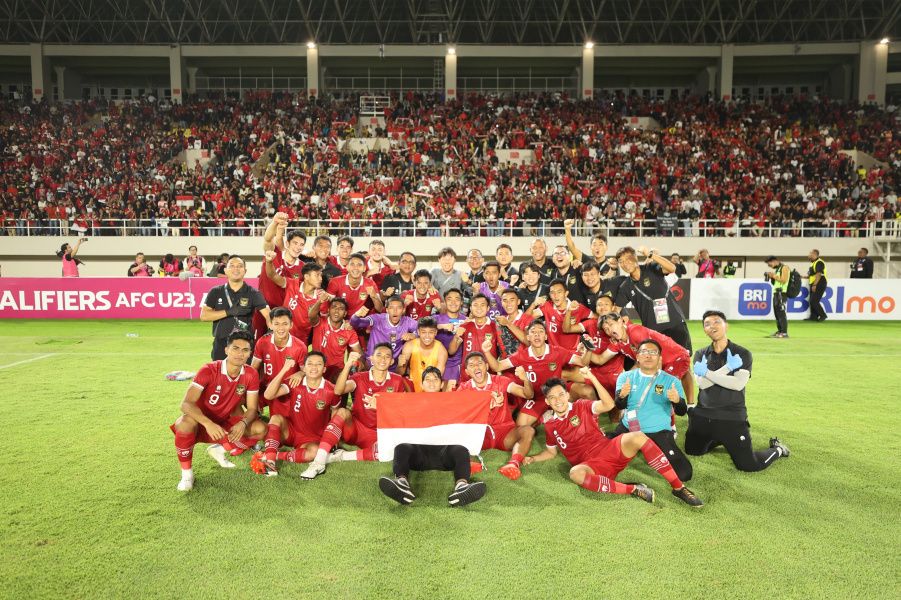 Timnas Indonesia U23 memastikan lolos ke putaran final Piala Asia U23 2024 setelah mengalahkan Turkmenistan pada Kualifikasi Piala Asia U23 2024 di Stadion Manahan, Solo, Jawa Tengah, Selasa 9 September 2023 malam.*/PSSI