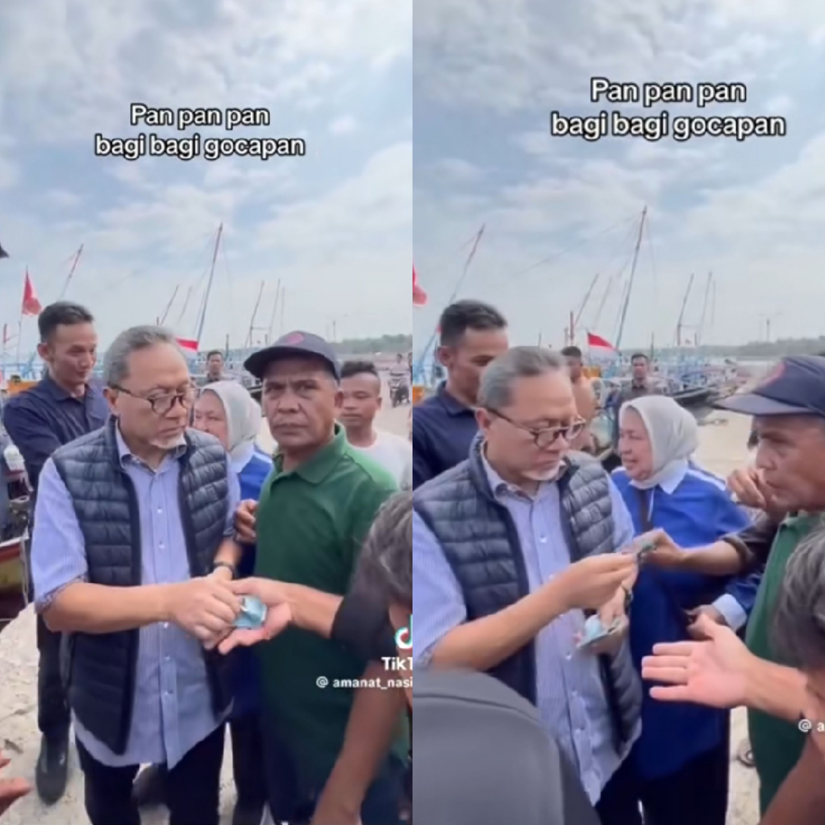 Viral! Vidio Zulkifli Hasan Bagikan Uang: Kepedulian Atau Politik Uang?