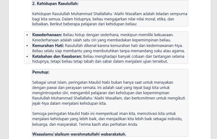 Susunan Acara Maulid Nabi 2023 Lengkap Teks MC Maulid Nabi Dan Ceramah ...